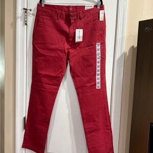 Old Navy Red Chinos
